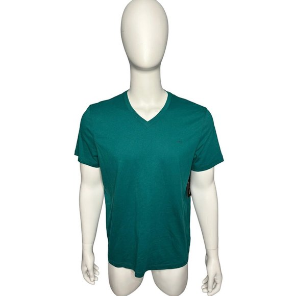 Michael Kors Other - Michael Kors Men's L Green Tee Shirt Short Sleeves Stretch T-Shirt Logo NEW